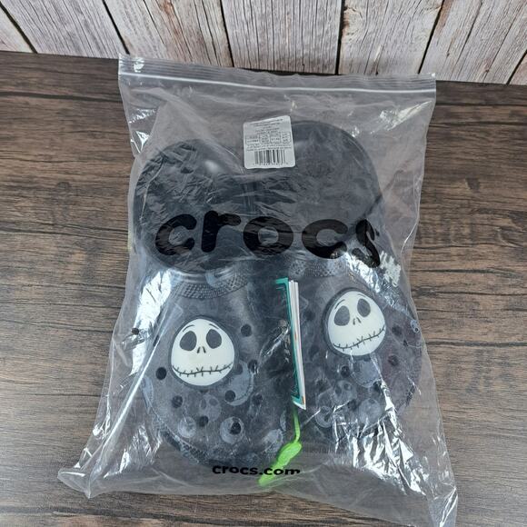 Crocs X Disney The Nightmare Before Christmas GID Jack Skellington Clog W10 M8 - Picture 8 of 9